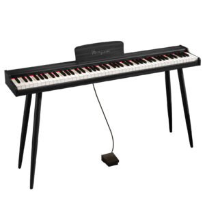 Pianino cyfrowe CANZONETTA 88 klawiszy z nogami czarne