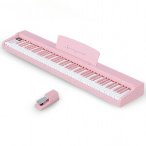 Pianino cyfrowe dynamiczne TIENTO różowe