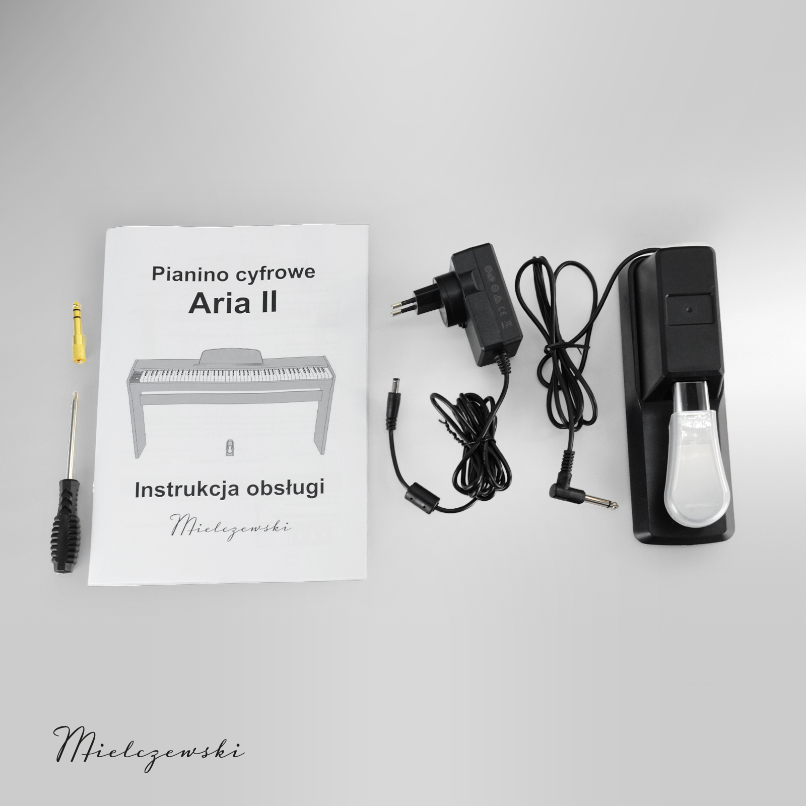 Pianino cyfrowe ARIA II białe - zdjęcie 11