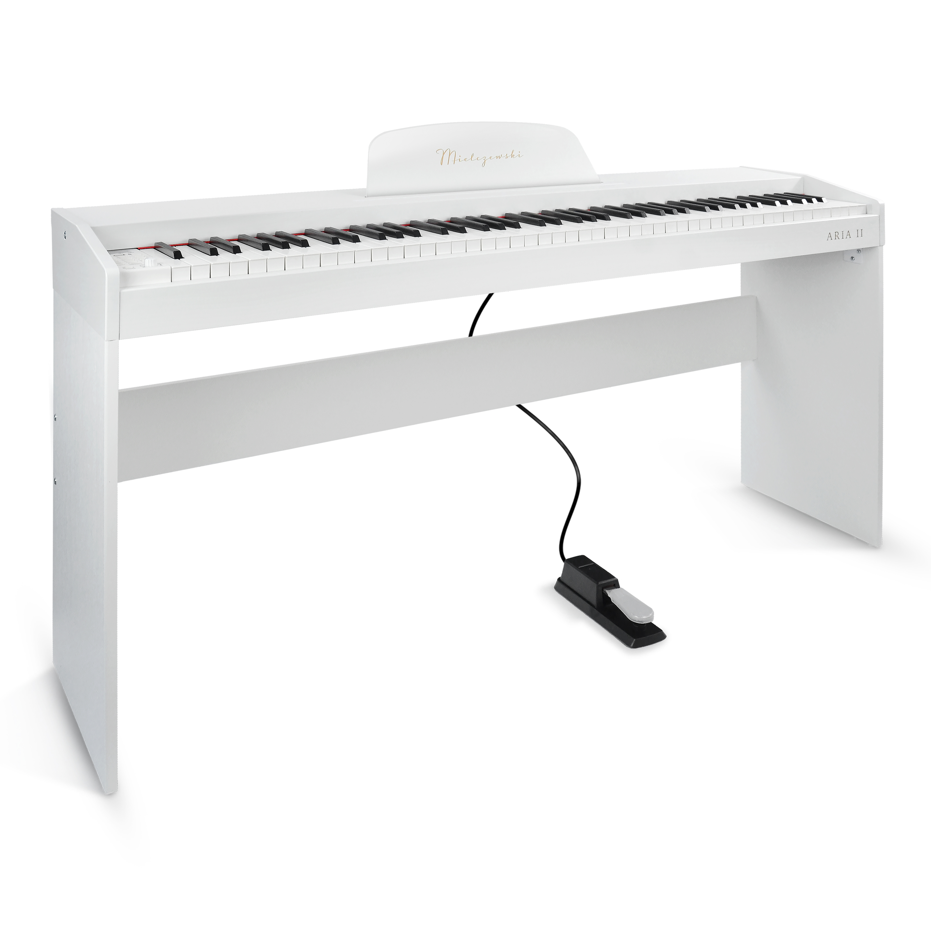 Pianino cyfrowe ARIA II białe - zdjęcie 3