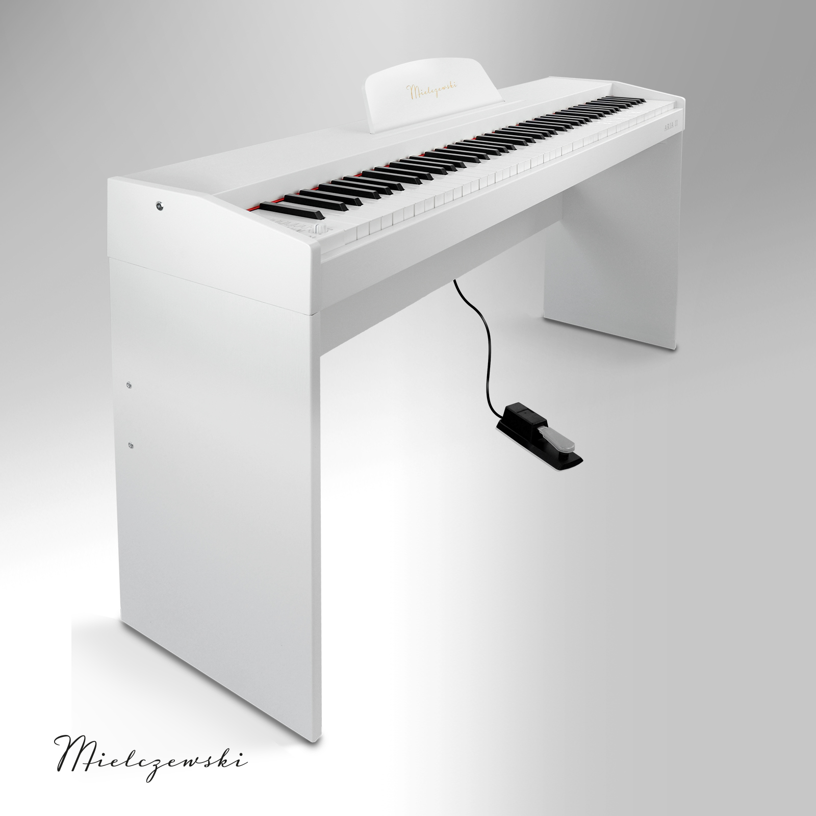 Pianino cyfrowe ARIA II białe - zdjęcie 10