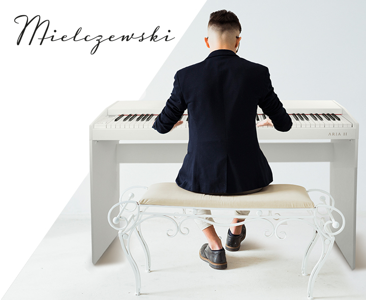 Pianino cyfrowe ARIA II białe - zdjęcie 9