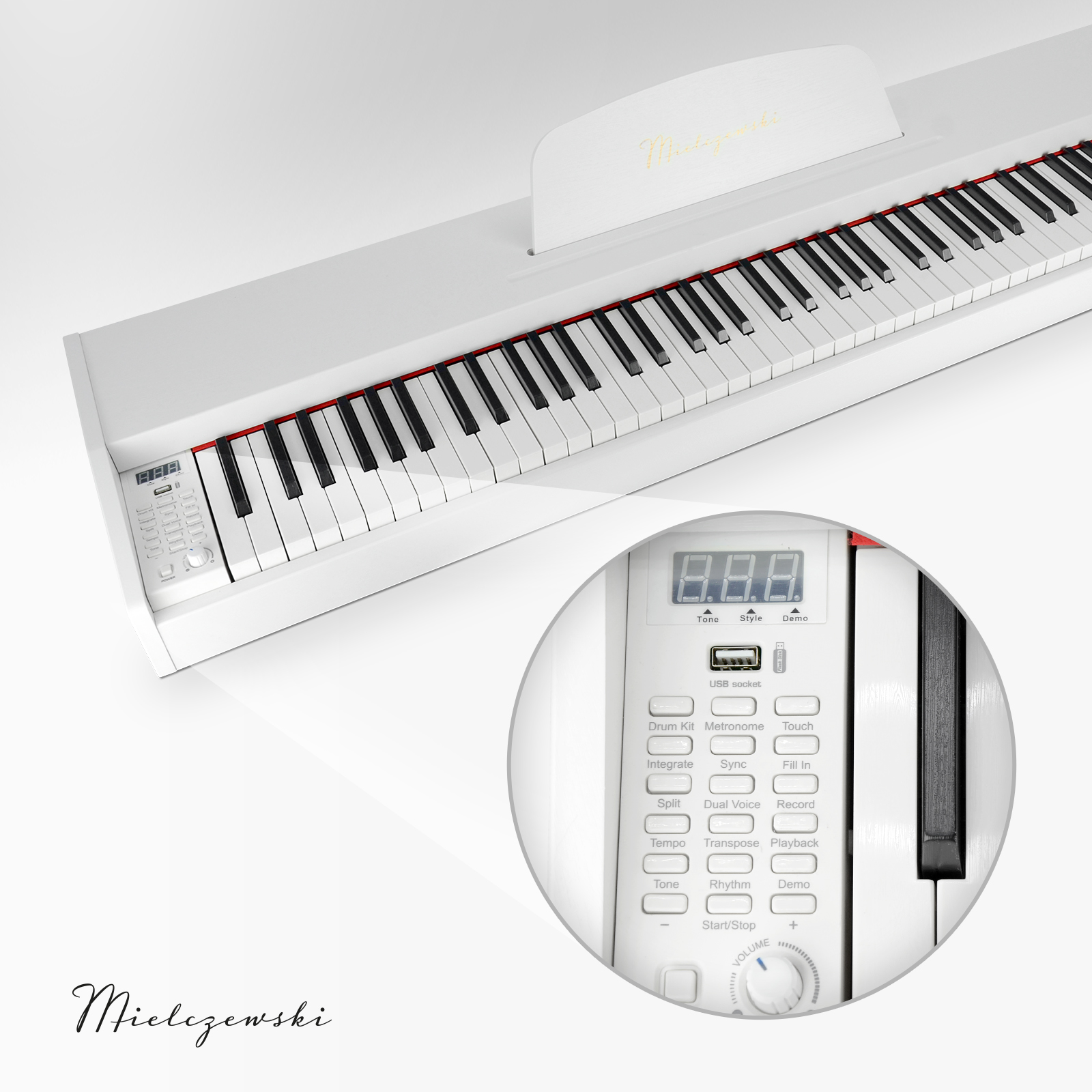 Klawiatura pianina Aria I – 88 klawiszy o standardowej wadze