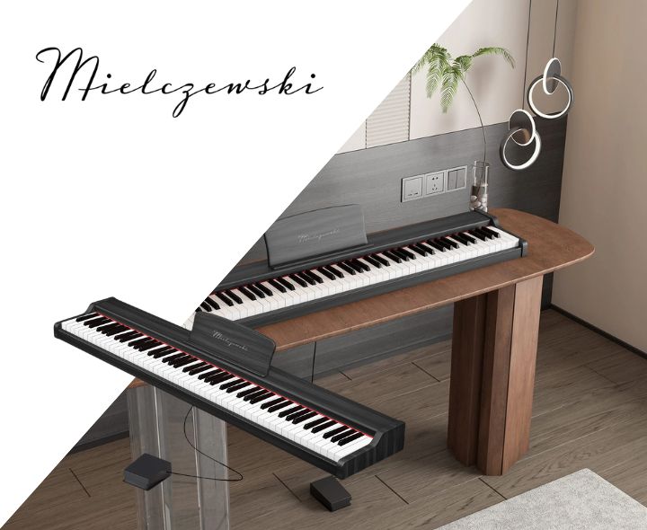 Pianino cyfrowe CANZONA czarne - zdjęcie 2