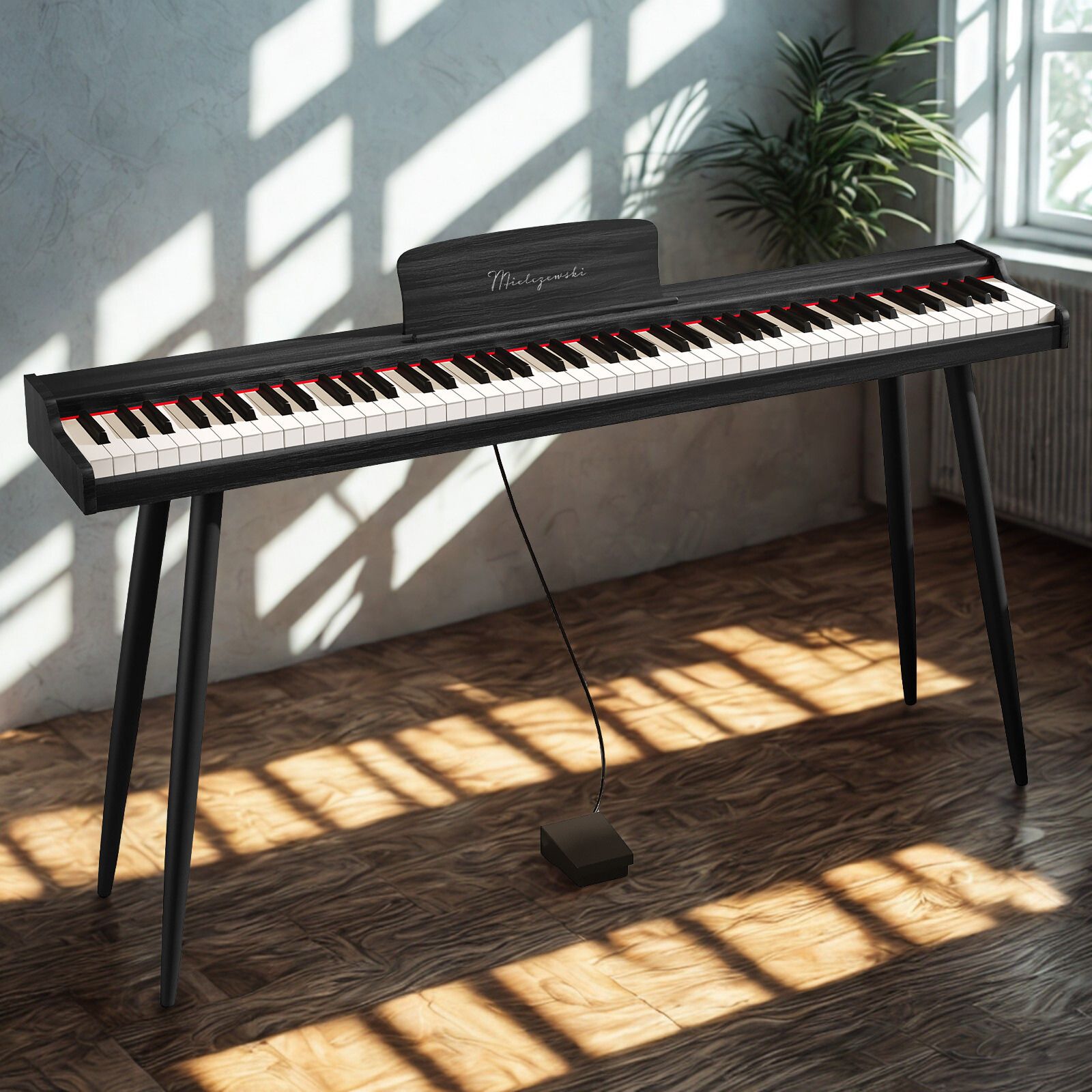 Pianino cyfrowe CANZONETTA czarne - zdjęcie 5