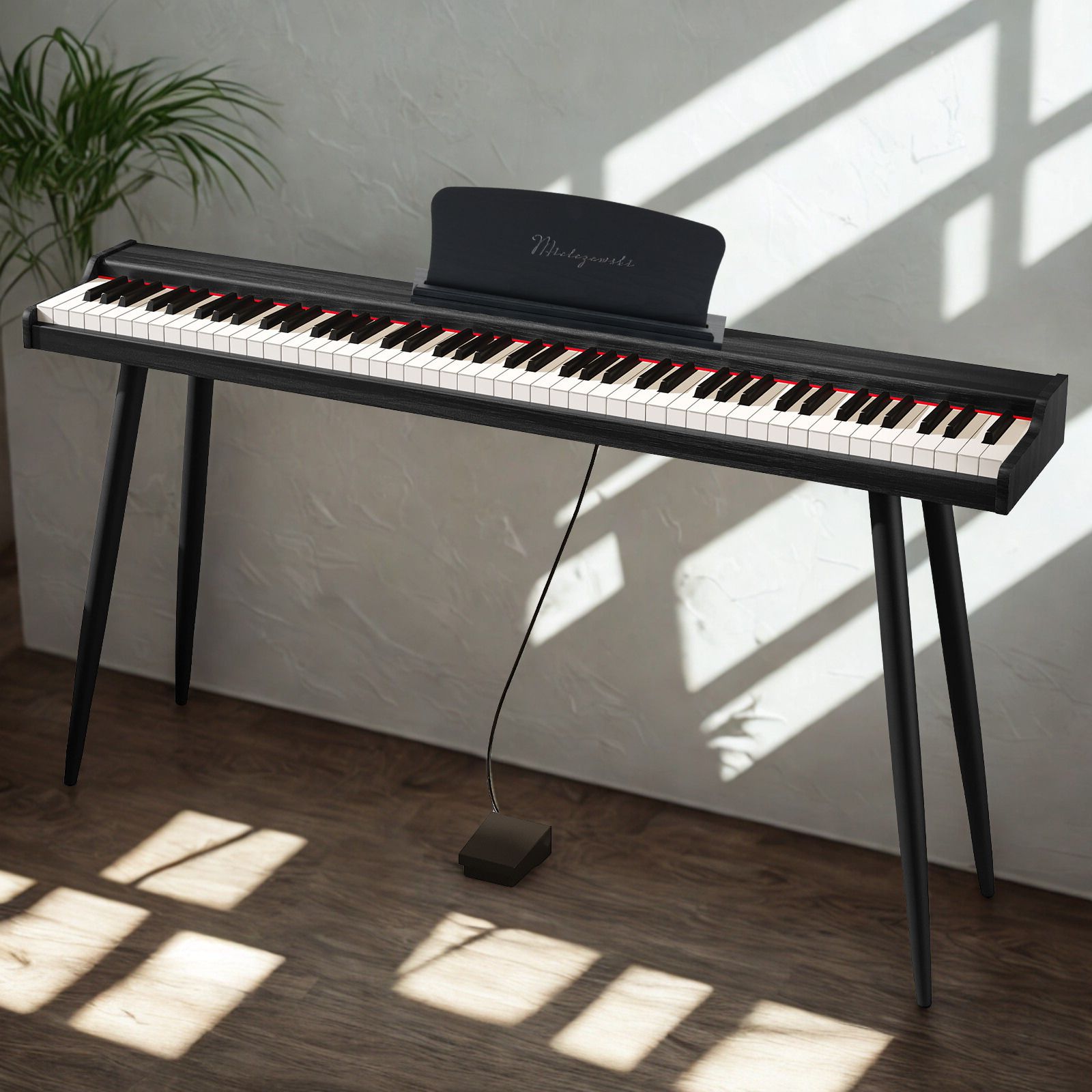 Pianino cyfrowe CANZONETTA czarne - zdjęcie 4