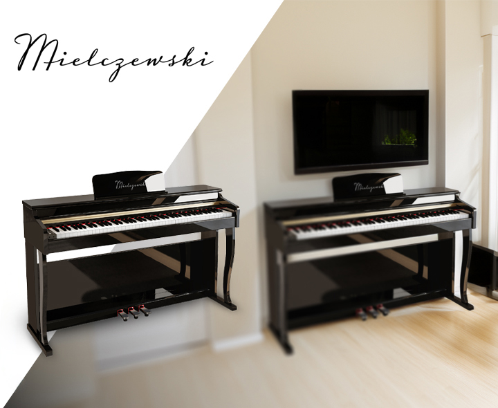 Pianino cyfrowe PRELUDE czarne - zdjęcie 3