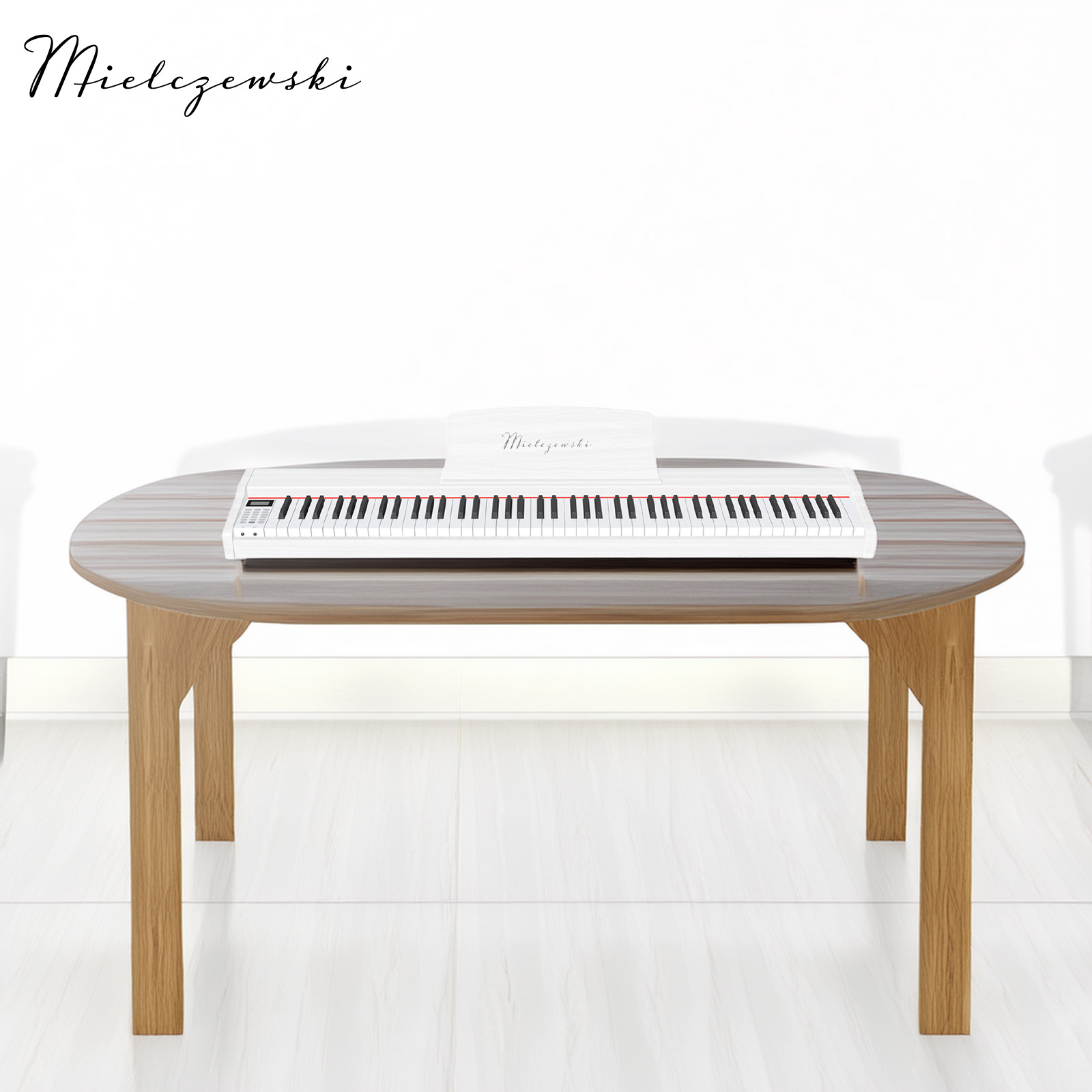 Pianino cyfrowe TIENTO białe - zdjęcie 3