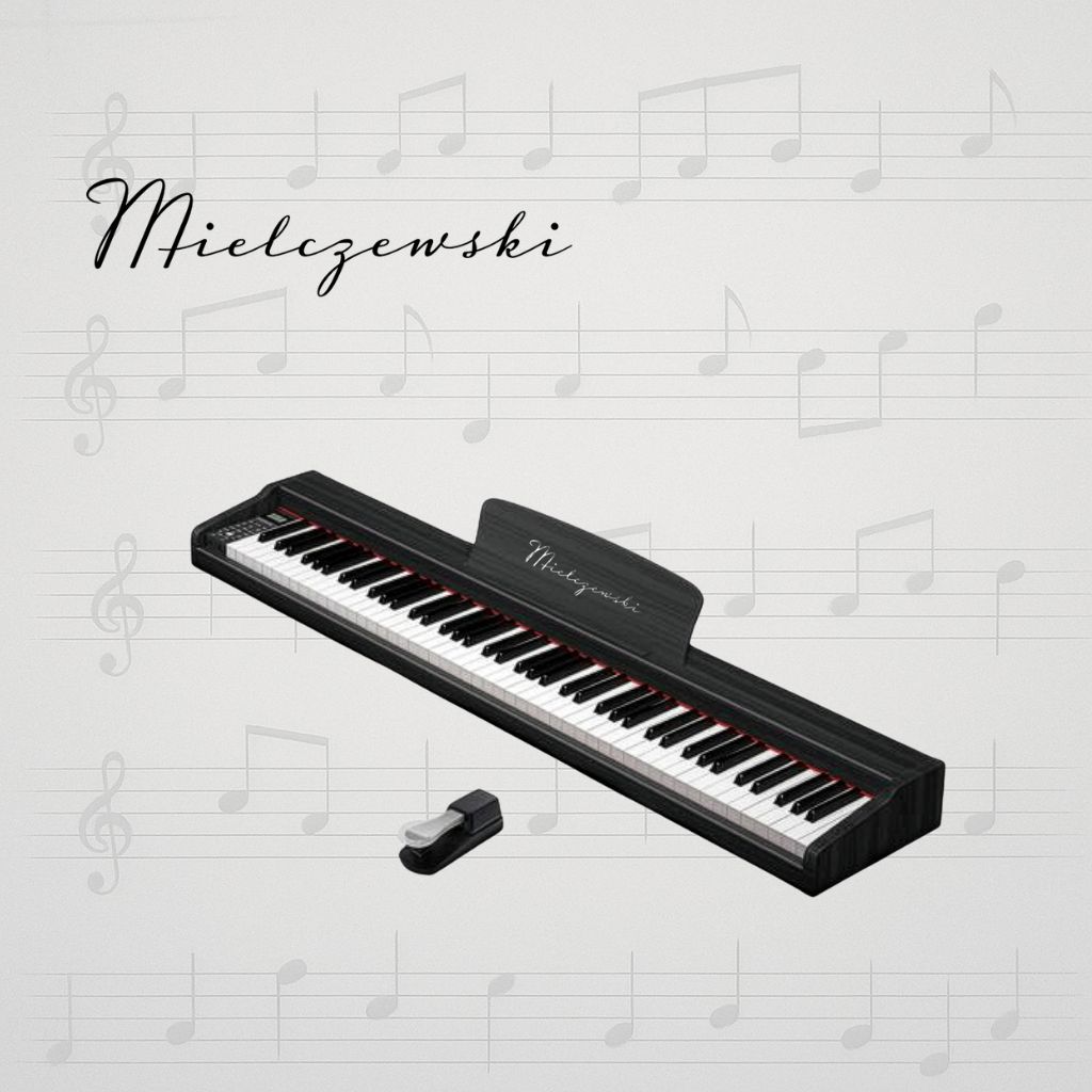 Pianino cyfrowe TIENTO czarne - zdjęcie 6