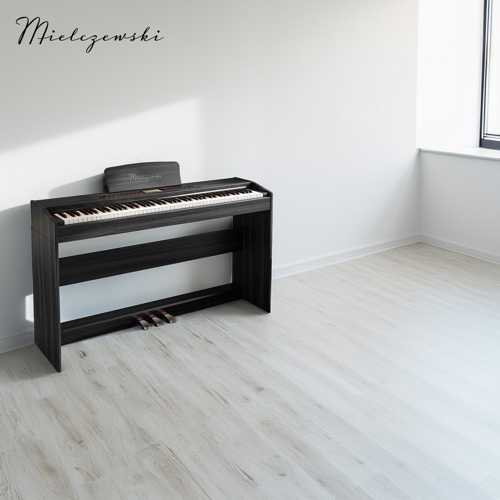 Pianino cyfrowe CANTATA czarne - zdjęcie 2