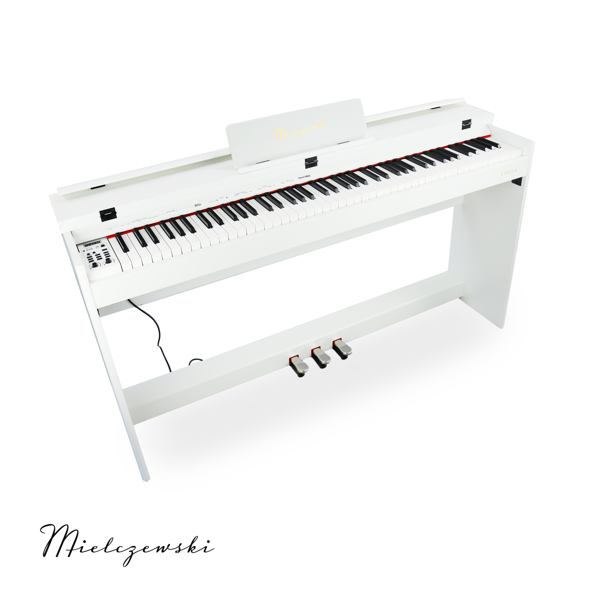 Pianino cyfrowe ETIUDA białe - zdjęcie 2