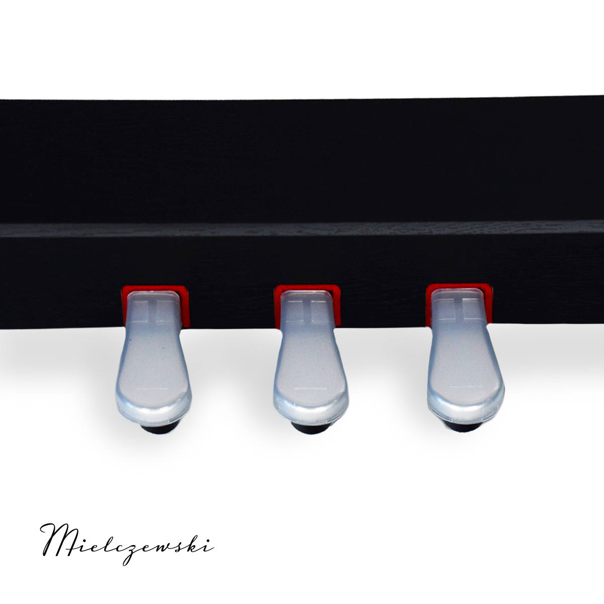 Etiuda digital piano triple pedal – una corda, sostenuto, and sustain