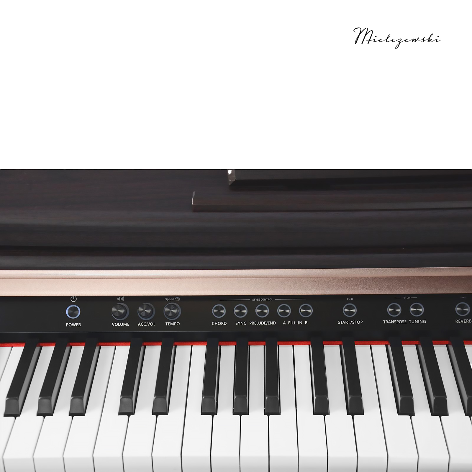 Pianino cyfrowe Caprice brązowe - zdjęcie 22