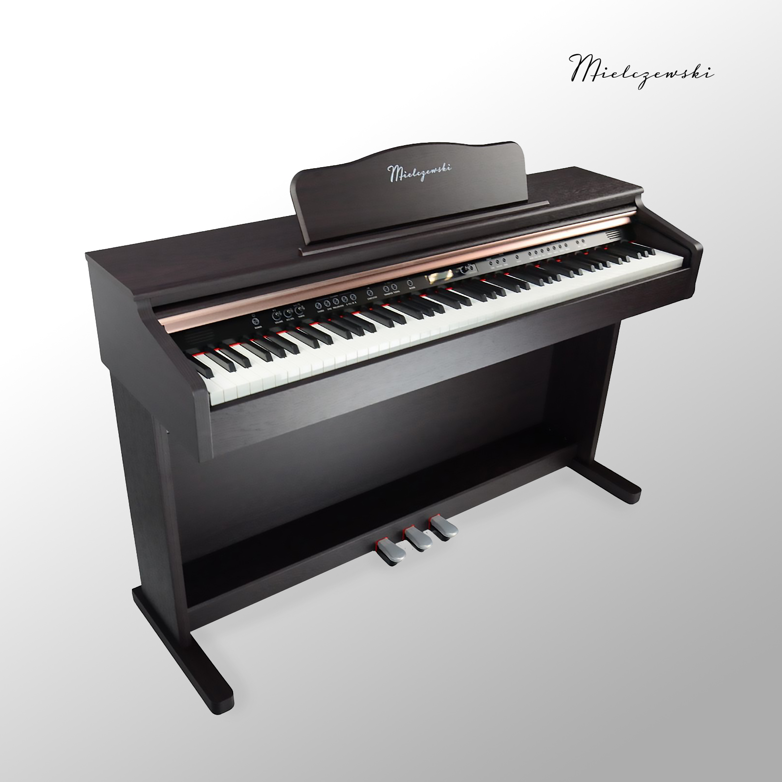 Pianino cyfrowe Caprice brązowe - zdjęcie 2